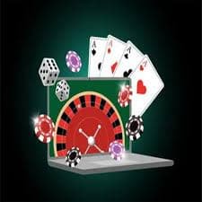 Tampilan permainan slot dan live casino hadirtoto