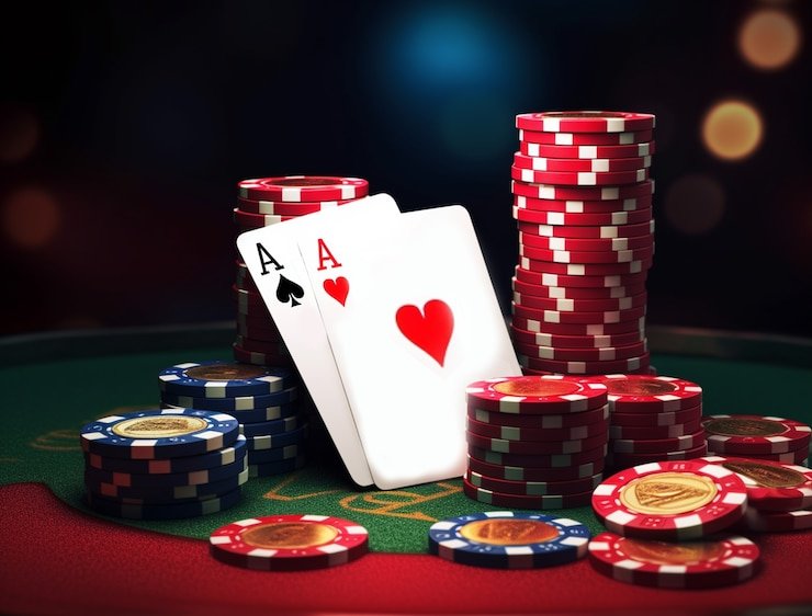 Antarmuka meja live casino dengan tombol taruhan yang intuitif di hadirtoto